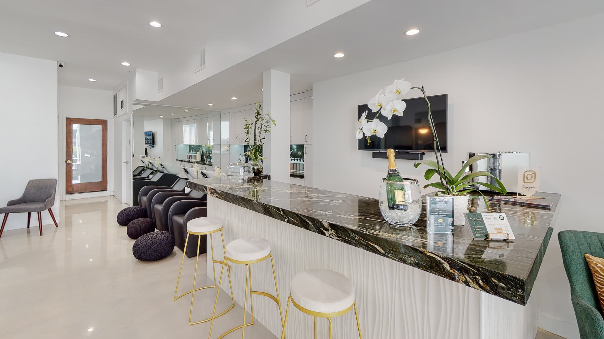 The One Beauty salon interior